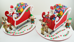 Santa cake Christmas cakes