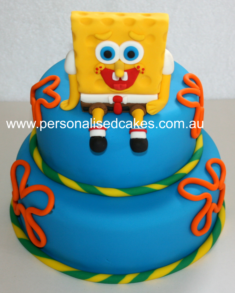 birthday-cake-spongebob-square-pants-cake-birthday-cake-kids-birthday ...