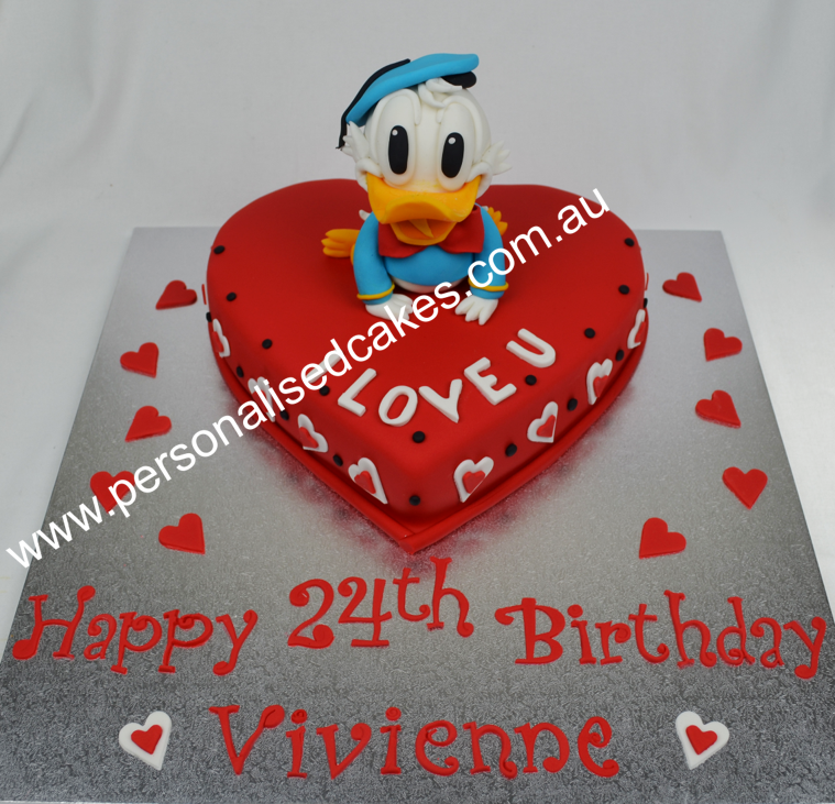Donald Duck Birthday Cake