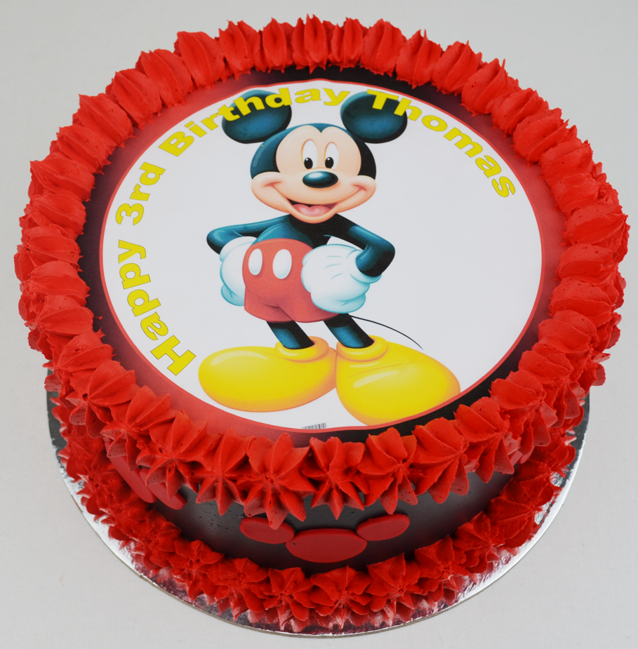 mickey mouse birthday cake, edible image cake, kids cakes ...