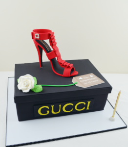Gucci heal cake adult cakes birthday cakes Gucci designer cake