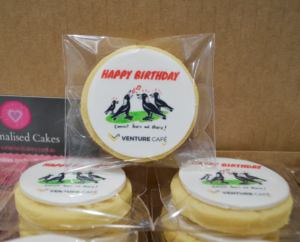 Corporate cookies logo cookies