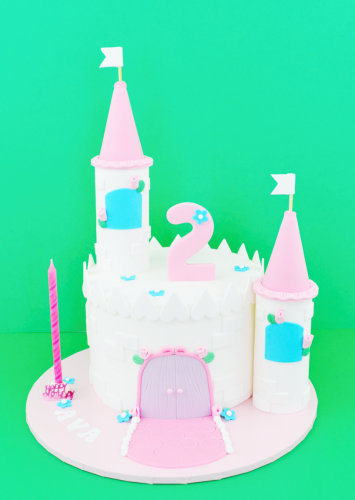 castle birthday cake