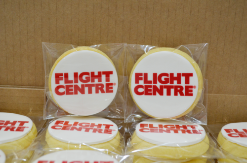 Branded logo cookies
