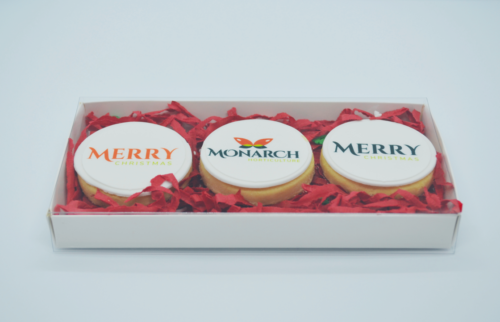 Logo cookies gift box