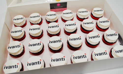 Corporate Branded Cupcakes