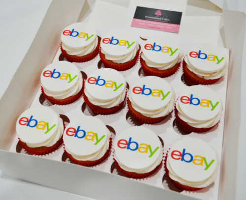 corporate logo cupcakes