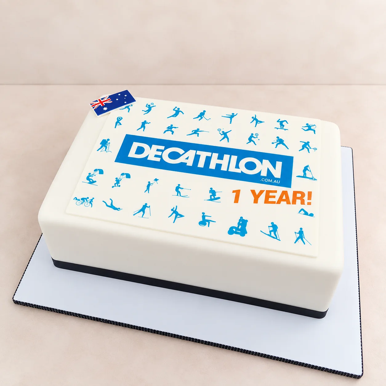 Decathlon branded cake