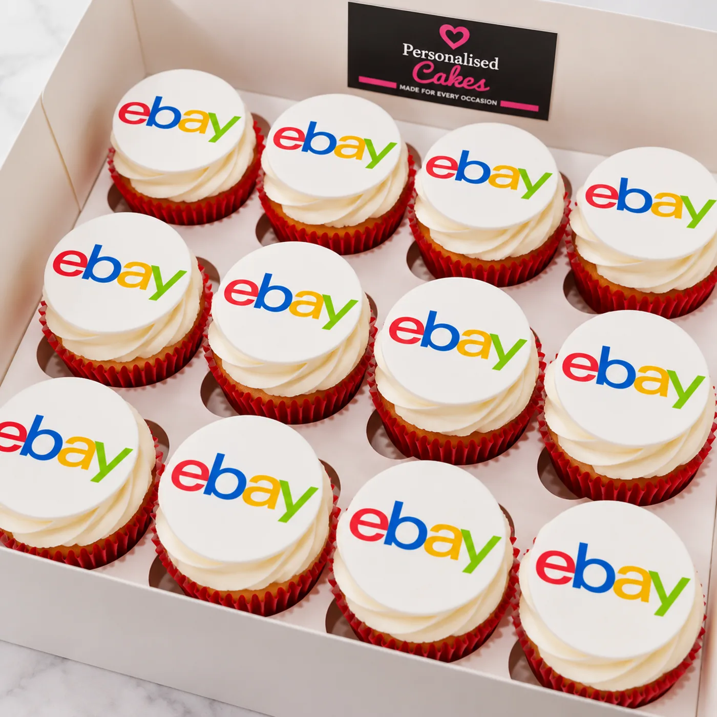 eBay branded cupcakes