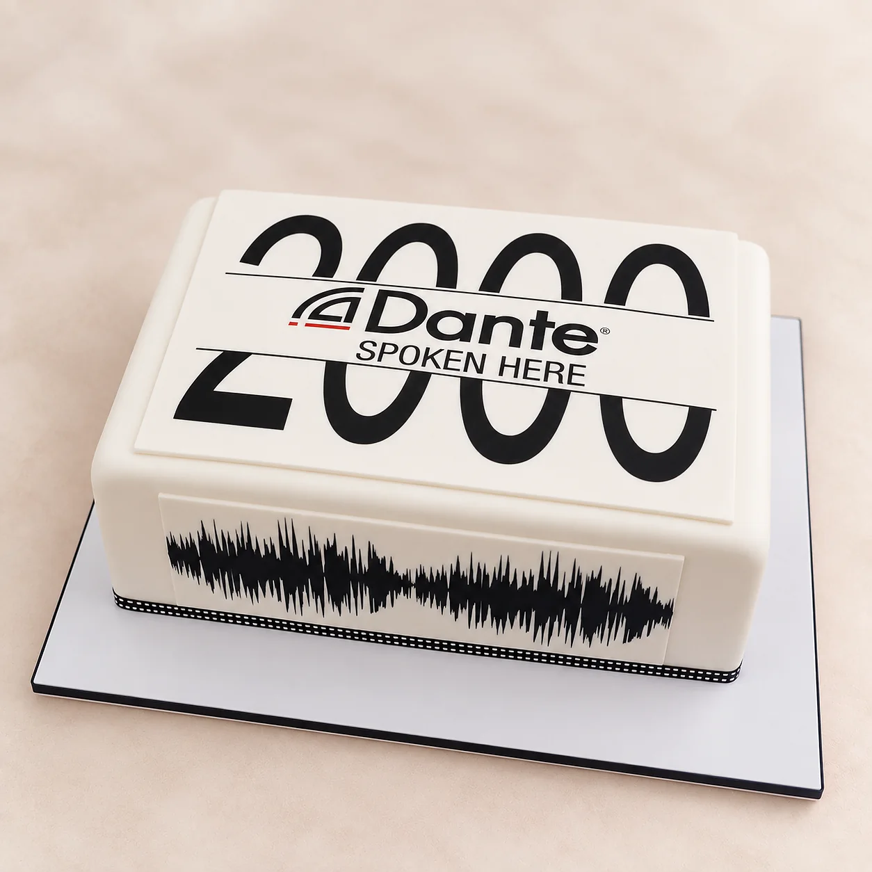 Dante “2000 Spoken Here” cake