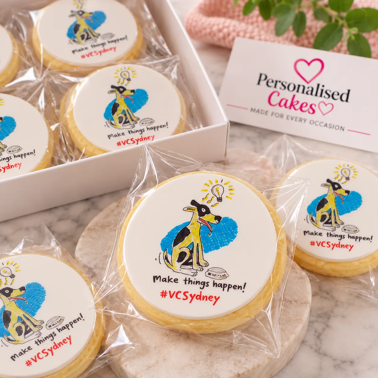 Venture Café Sydney branded cookies