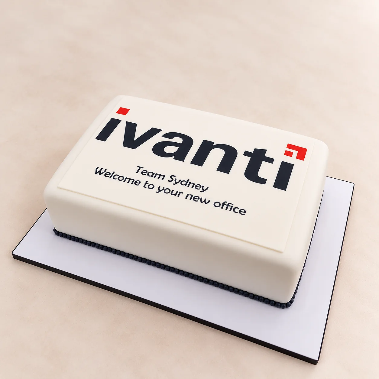 Ivanti branded corporate cake