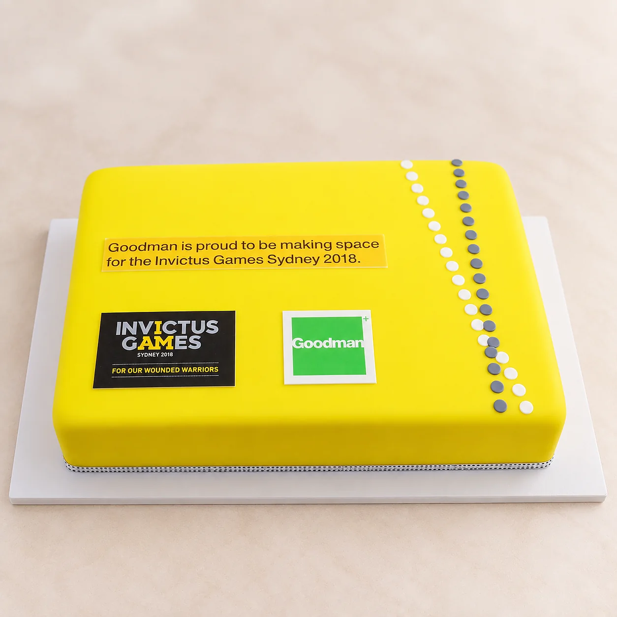 Invictus Games branded cake