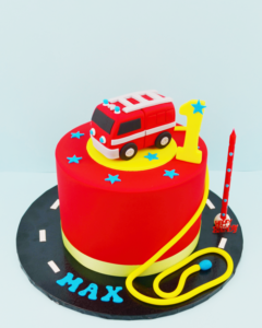 Fire engine cake