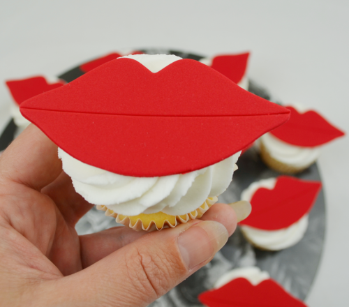 lips cupcakes