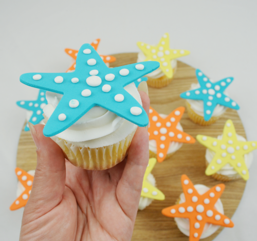 starfish cupcakes