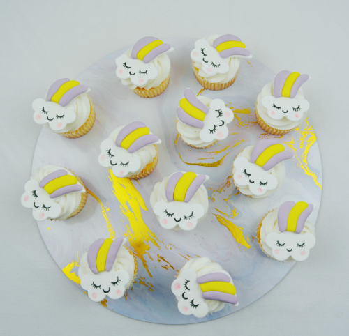 unicorn cloud cupcakes