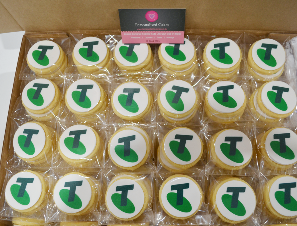 Corporate Logo Cookies Delivered Australia Wide