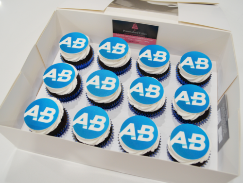 Branded cupcakes